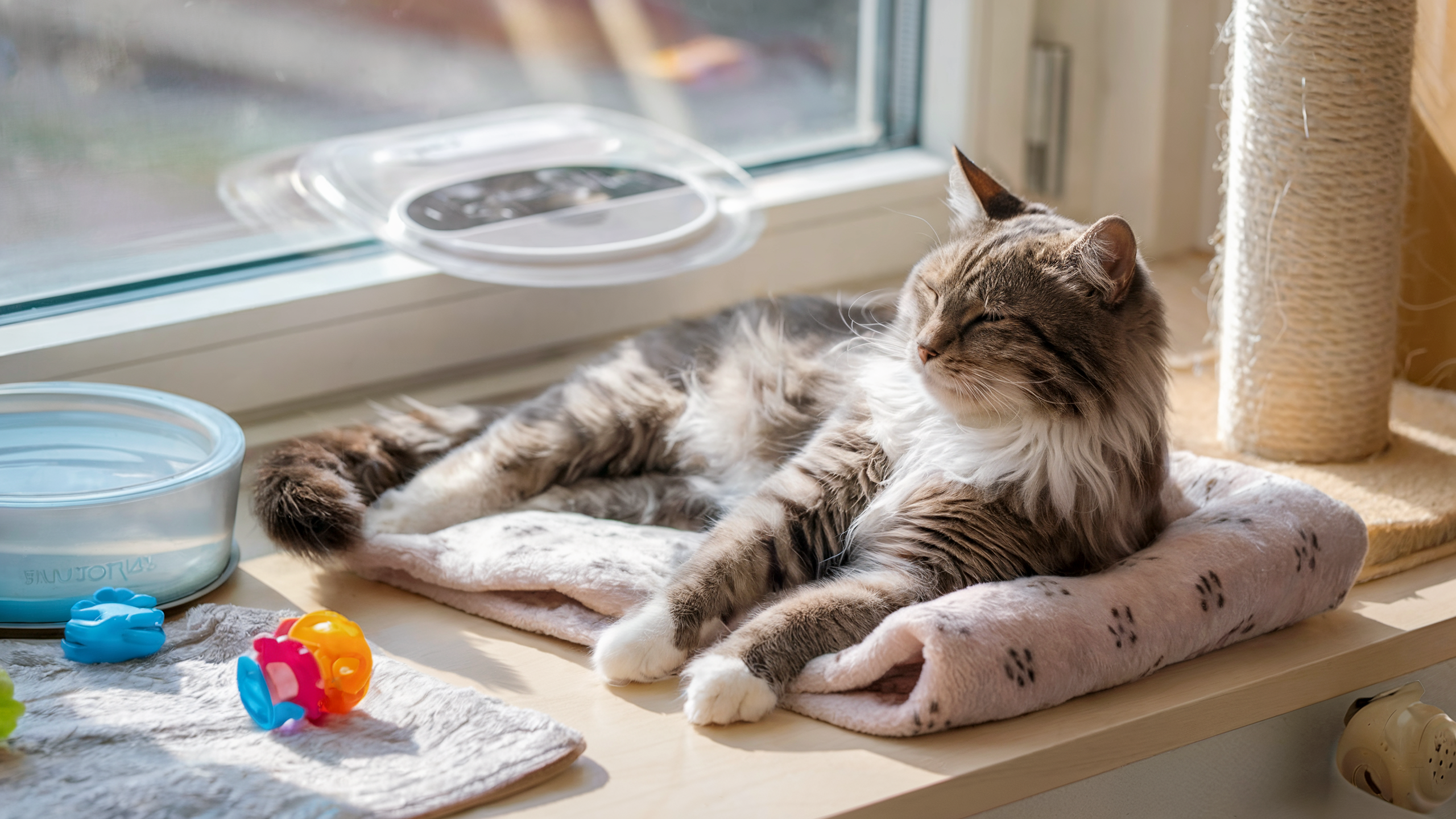 Hoe lang is het verantwoord om je kat alleen te laten?