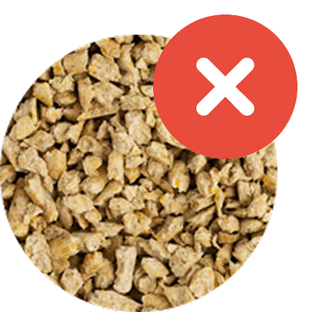 Biologisch afbreekbare kattenbakvulling die te snel uiteenvalt