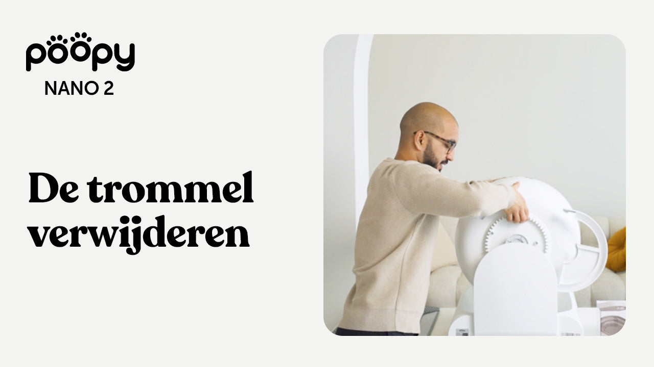 De trommel verwijderen