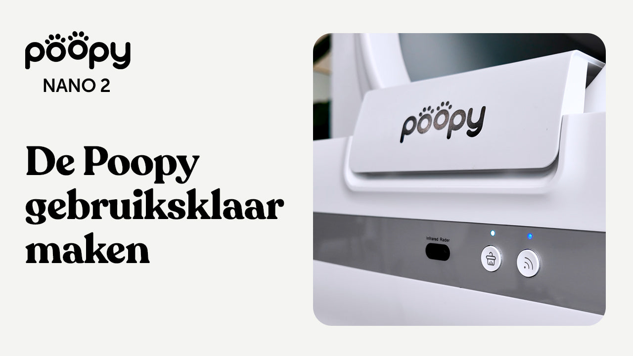 De Poopy gebruiksklaar maken