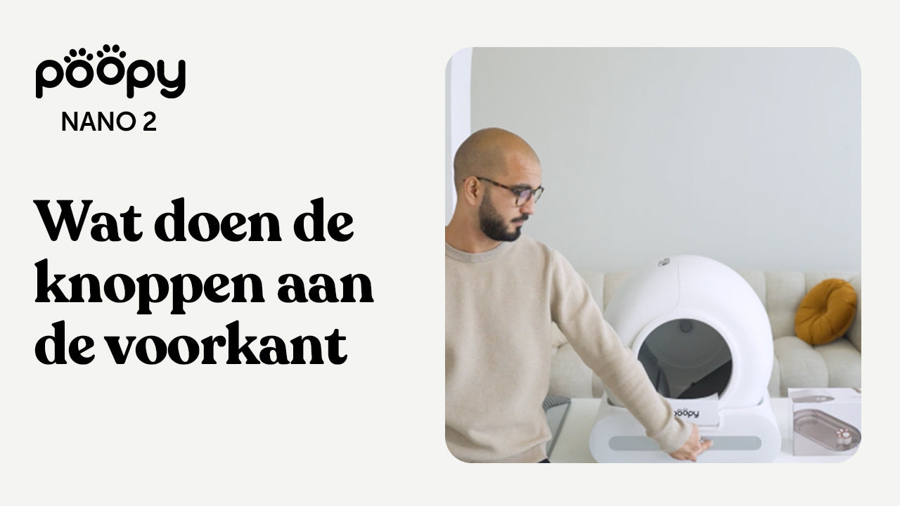 Wat doen de knoppen aan de voorkant