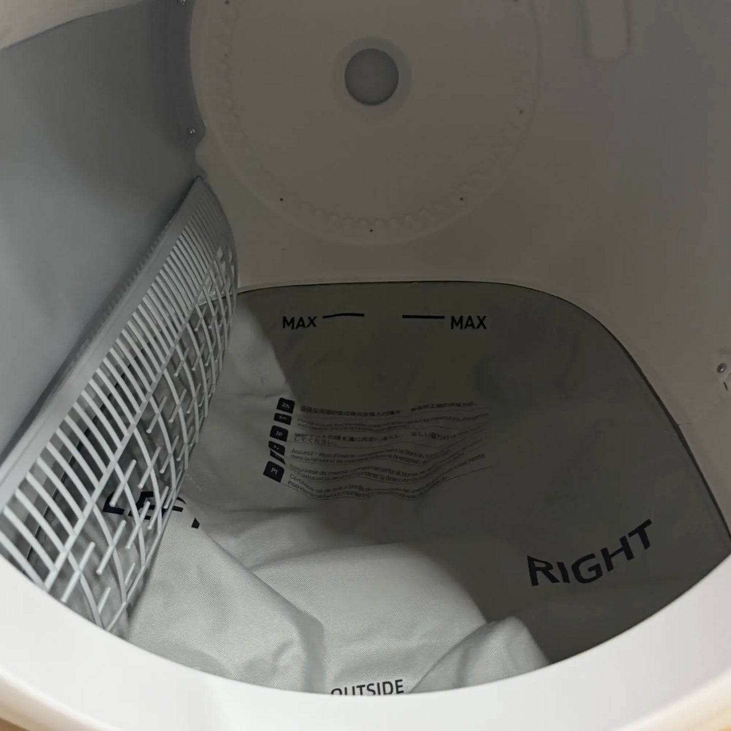 Trommel van de Poopy Nano 2 met vernieuwde binnenvloer